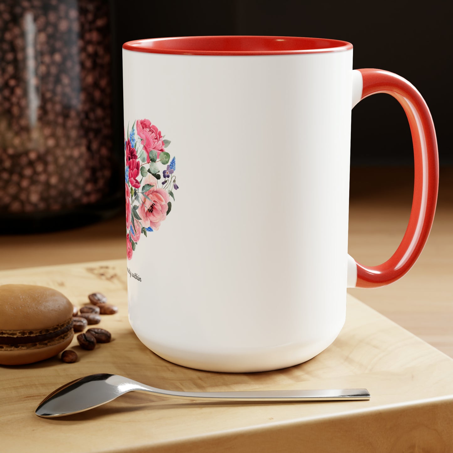 Two-Tone Coffee Mugs, 15oz