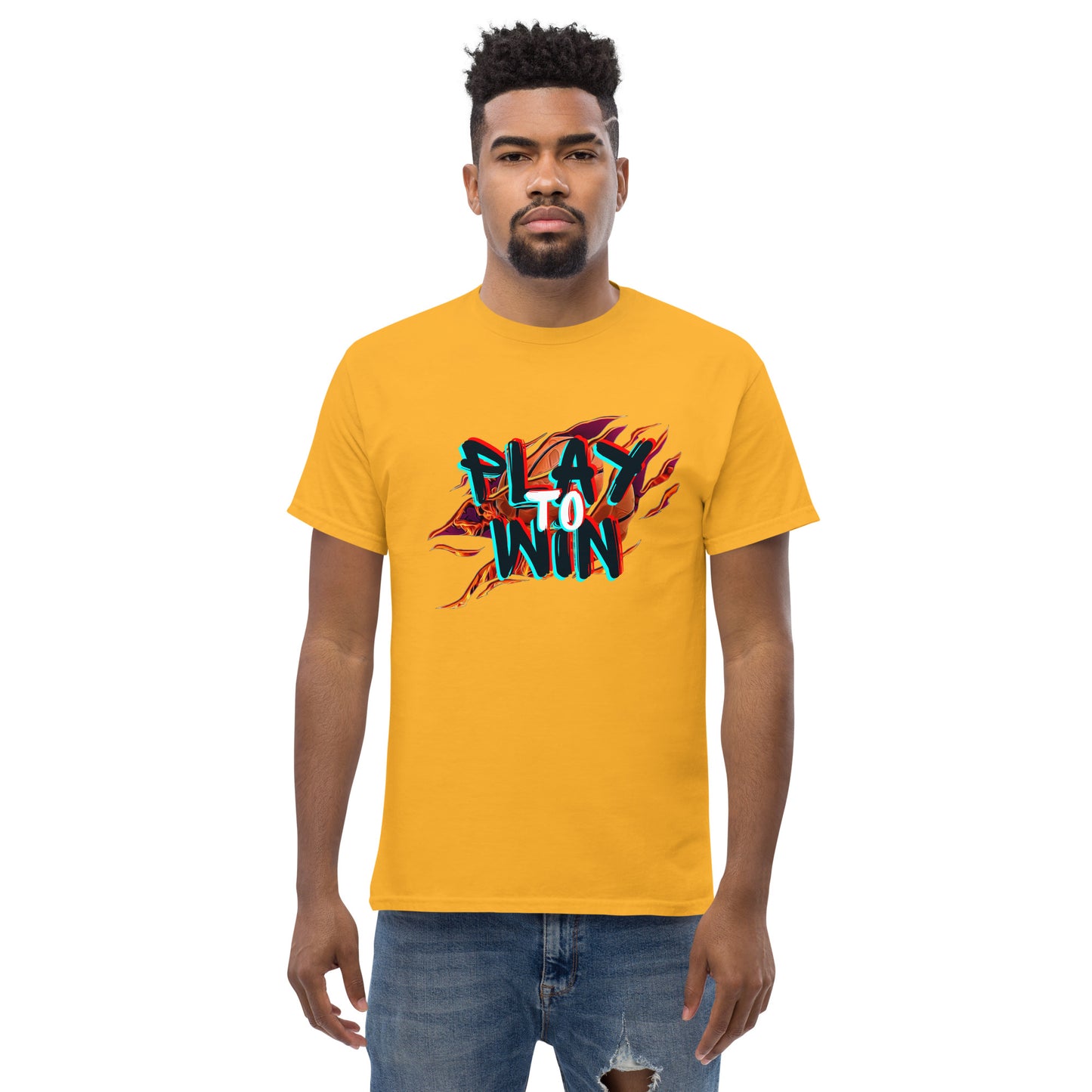 Play to win Men's classic tee men's fashion