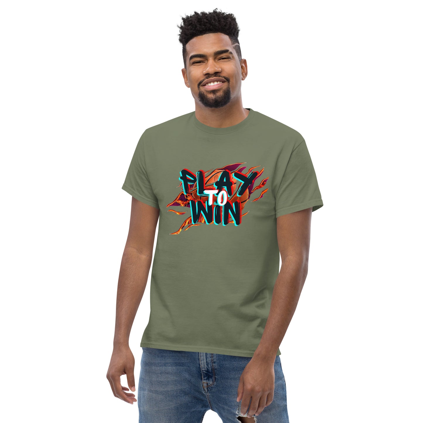 Play to win Men's classic tee men's fashion