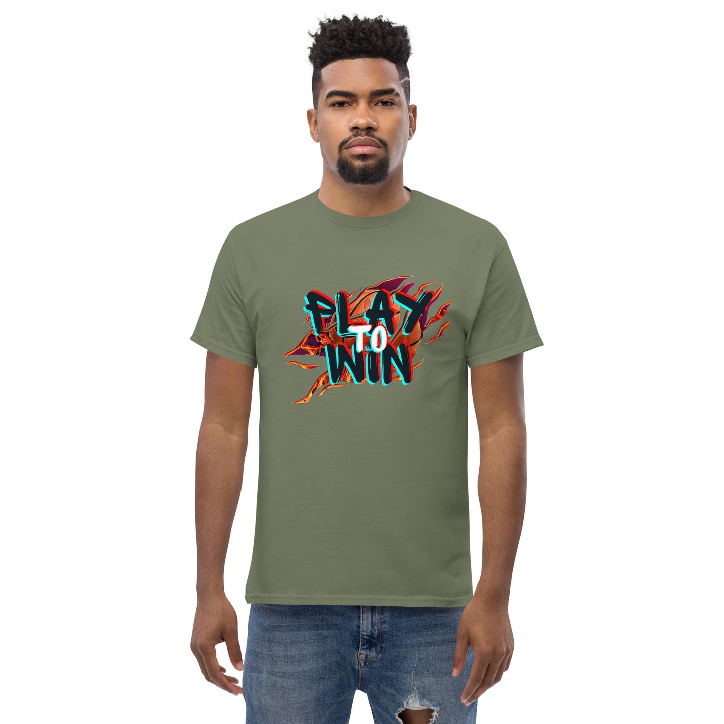Play to win Men's classic tee men's fashion
