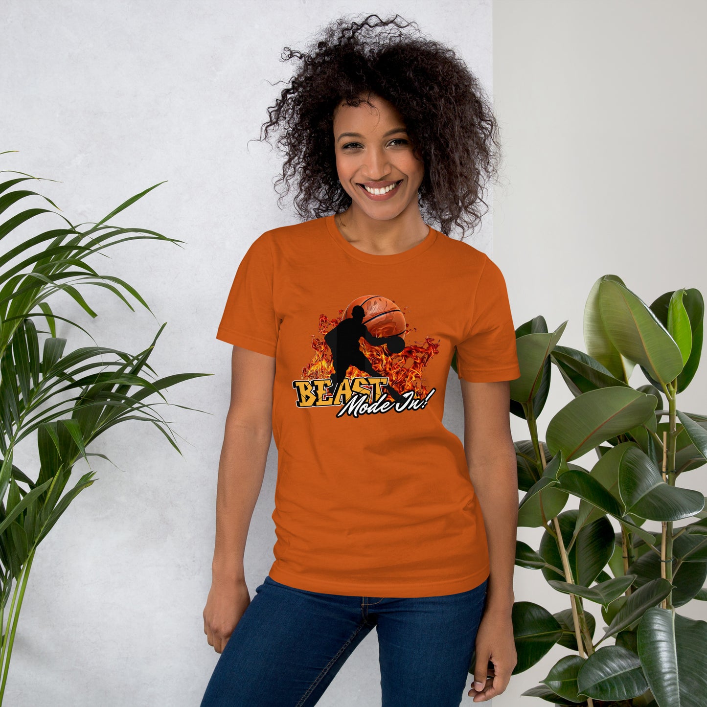 Beast mode on Unisex t-shirt