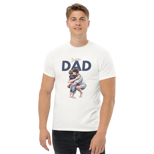 Super daddy Men's classic tee Super Daddy Men's Classic Tee - Stylish Father's Day Gift | Premium Cotton T-Shirt for Dads | Trendy Dad Apparel | Best Dad Ever Shirt | Father's Day Present | Comfortable Dad Tee | Cool Dad Fashion || Men's Graphic Tee