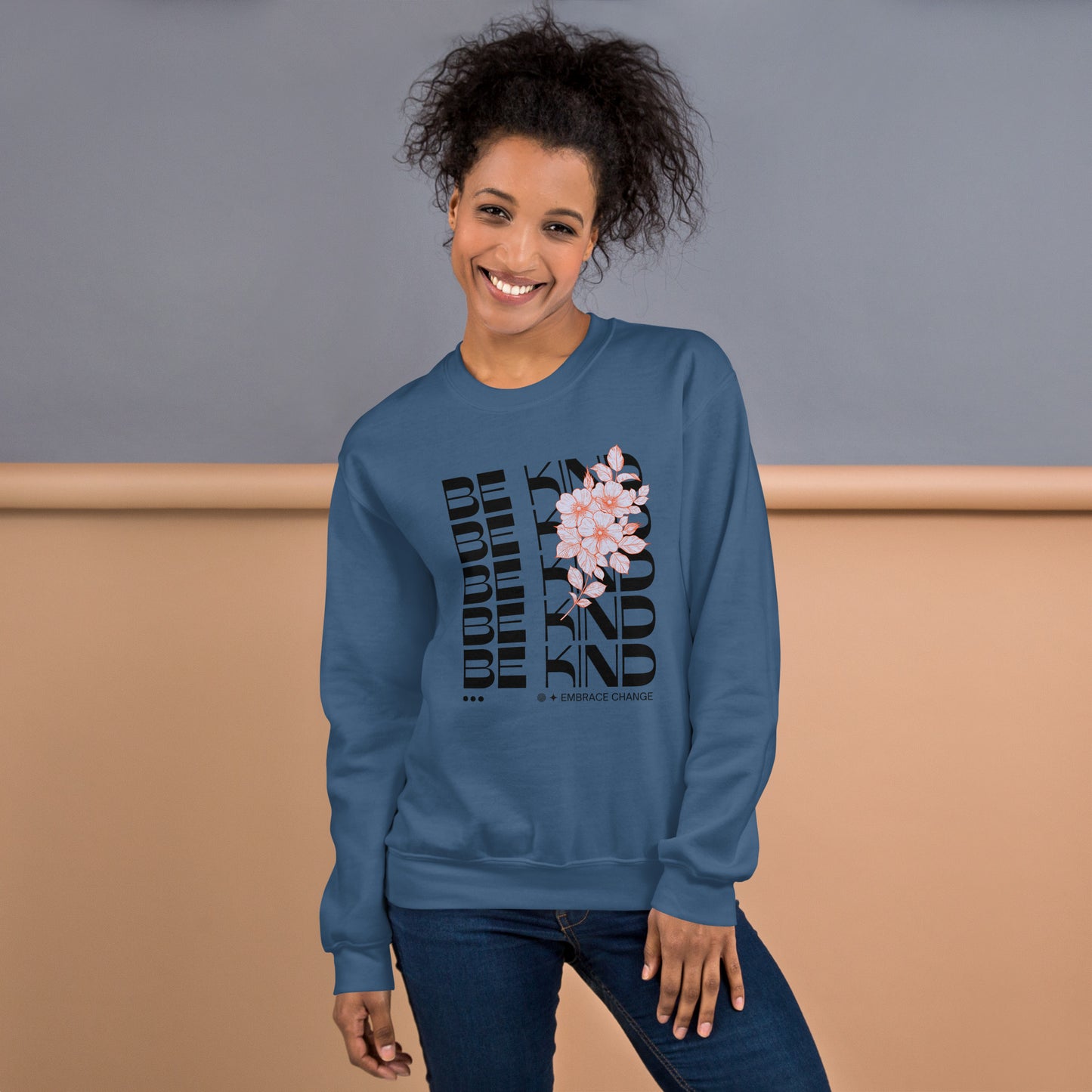 Be kind Unisex Sweatshirt  Unisex Sweatshirt, Kindness Apparel, Motivational Clothing, Comfortable Sweatshirt, Inspirational Apparel, Positive Vibes Sweatshirt, Empowerment Clothing, Confidence Booster, Cozy Activewear, Statement Sweatshirt