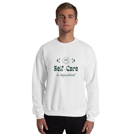 Self care is important Unisex Sweatshirt  Self-Care Sweatshirt, Unisex Sweatshirt, Wellness Apparel, Motivational Clothing, Comfortable Sweatshirt, Inspirational Apparel, Positive Vibes Sweatshirt, Empowerment Clothing, Confidence Booster