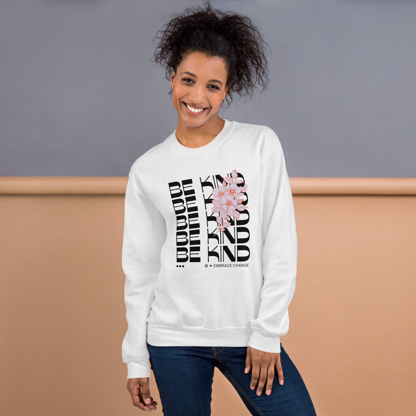 Be kind Unisex Sweatshirt  Unisex Sweatshirt, Kindness Apparel, Motivational Clothing, Comfortable Sweatshirt, Inspirational Apparel, Positive Vibes Sweatshirt, Empowerment Clothing, Confidence Booster, Cozy Activewear, Statement Sweatshirt