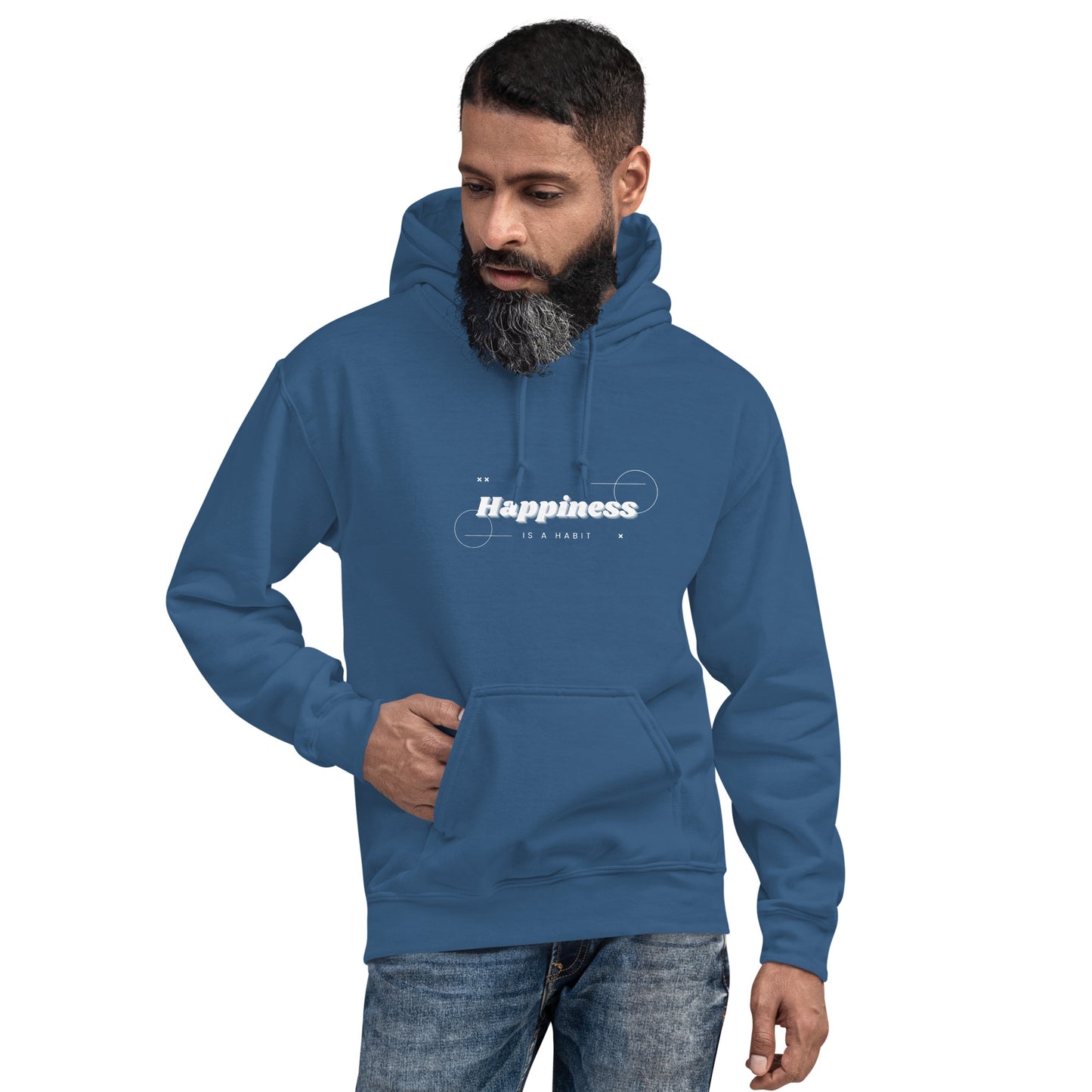 Happiness is a habit Unisex Hoodie  Unisex Hoodie, Joyful Apparel, Motivational Clothing, Comfortable Hoodie, Inspirational Apparel, Positive Vibes Hoodie, Empowerment Clothing, Confidence Booster, Cozy Activewear, Statement Hoodie, Inspirational Fashion