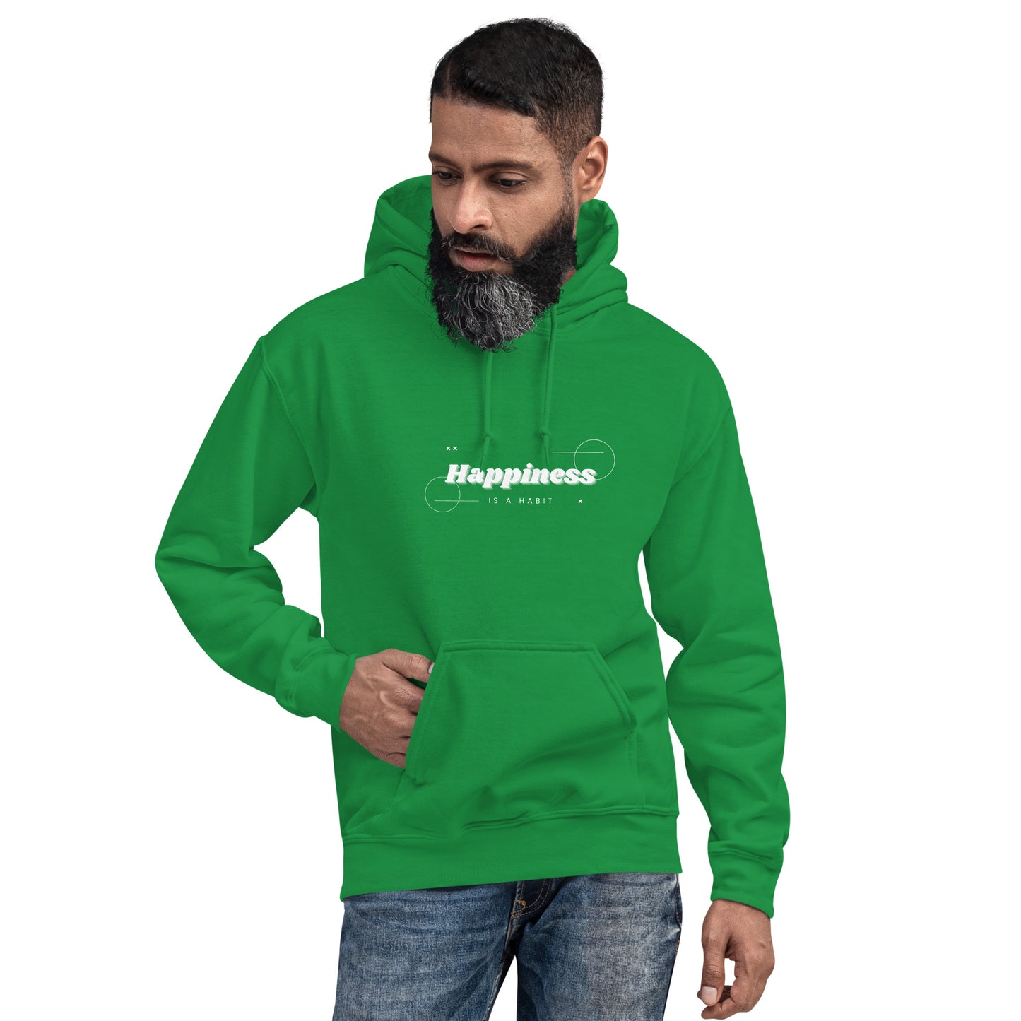 Happiness is a habit Unisex Hoodie  Unisex Hoodie, Joyful Apparel, Motivational Clothing, Comfortable Hoodie, Inspirational Apparel, Positive Vibes Hoodie, Empowerment Clothing, Confidence Booster, Cozy Activewear, Statement Hoodie, Inspirational Fashion